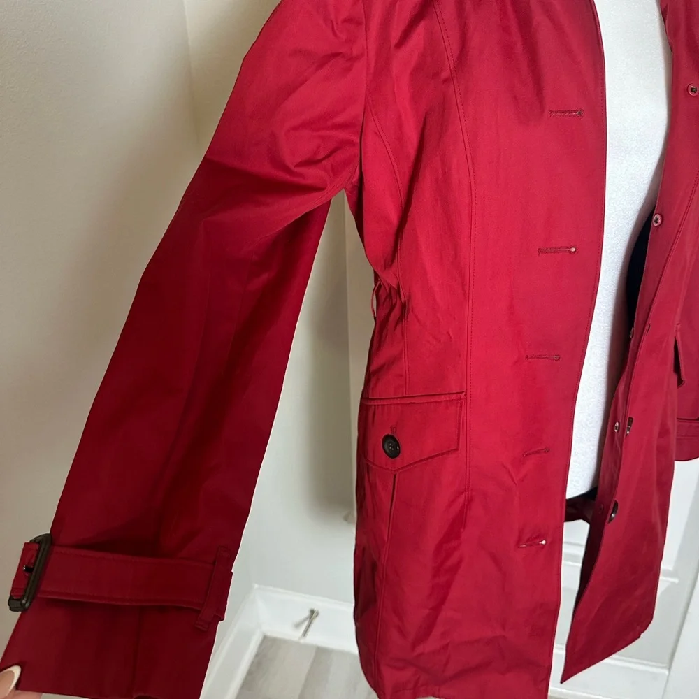Michael kors Women's Red Button-Up Coat - Picture 5 of 13